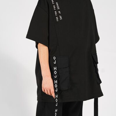 HOJ AW22 CARGO STYLE OVERSIZED T-SHIRT