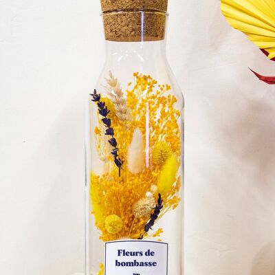 Botella de Flores Secas - Hottie Flowers