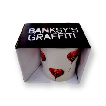 Tazza Banksy en céramique 325ml - Cuore fasciato 2