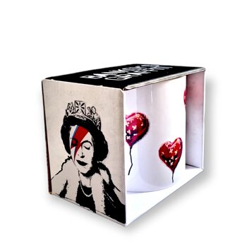 Tazza Banksy en céramique 325ml - Cuore fasciato 3