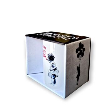 Tazza en céramique Banksy 325 ml - Sogna in grande 3