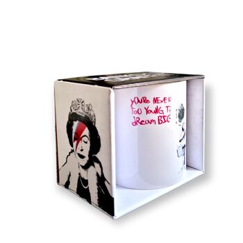 Tazza en céramique Banksy 325 ml - Sogna in grande 4