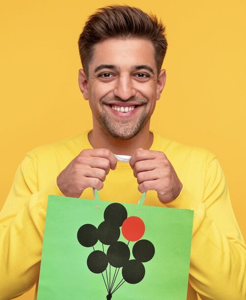 Borsa regalo Banksy (Grande) - Ragazza di palloncini