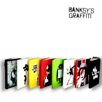 Taccuino Banksy format A5 - Ragazza con palloncini 5