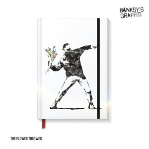 Taccuino Banksy format A5 - Le lanceur de fleurs