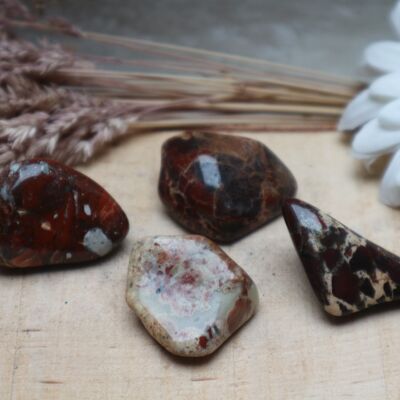 Brecci jasper tumbled stones