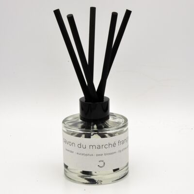 Difusor de caña | Savon du Marché Francia | 100 ml | Aroma jabonoso