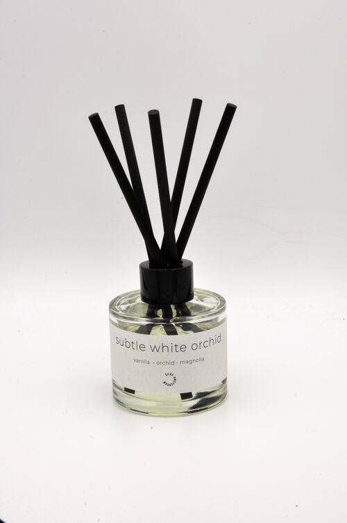 Reed diffuser | Subtle White Orchid | 100 ml | Floral Scent