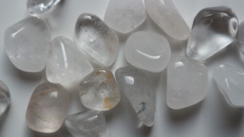 Bergkristal trommelstenen