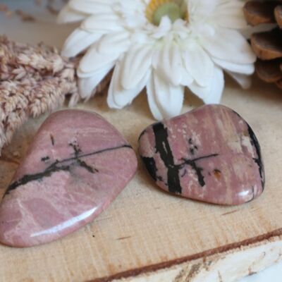 Rhodonite tumbled stone