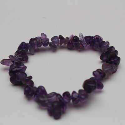 Amethyst split bracelet