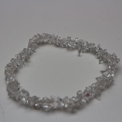 Rock crystal split bracelet