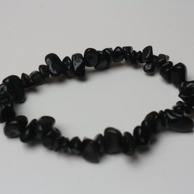 Obsidian split bracelet