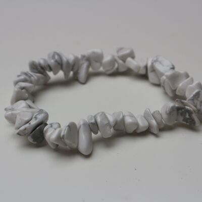 Bracelet fendu en howlite