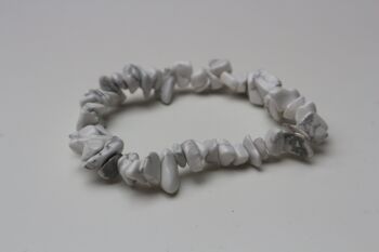 Bracelet fendu en howlite