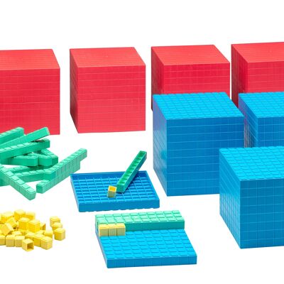 Dezimalrechensatz für die Klasse (184 Teile) | RE-Plastic® Mathematik lernen