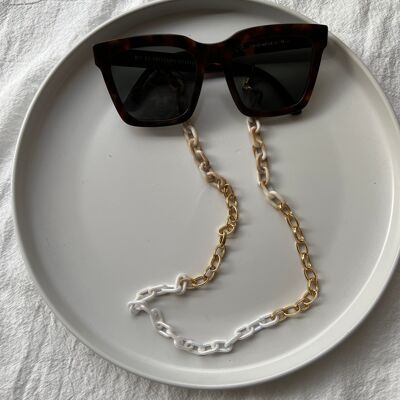 Handmade Glasses Chain, Sunglasses Chain, Eyeglasses Holder, Glasses Lanyard, Gift for Her, Made In Greece.