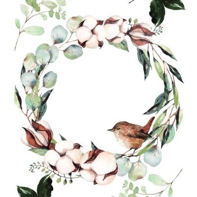 Sustainable card - Wreath