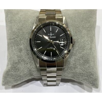 Reloj De Bussy Classic acero Esfera negra