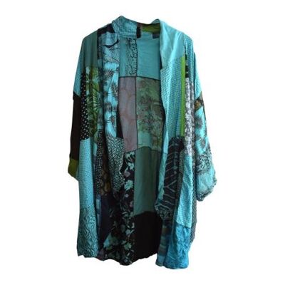 Kimono, patchwork, assorted colours, one size unisex (AH001)