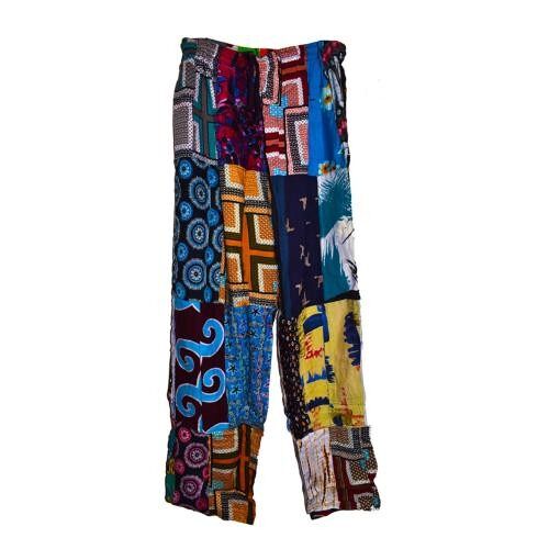 Pants/trousers, patchwork, assorted colours, large unisex (AH0061)