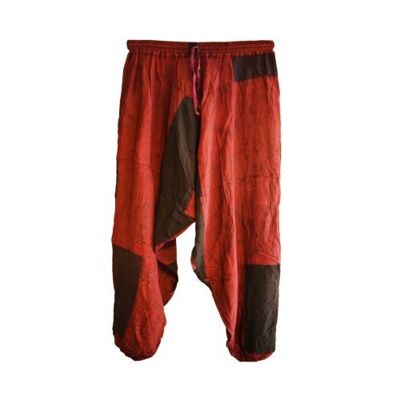 Aladdin pants, patchwork, assorted colours, small unisex (AH007)