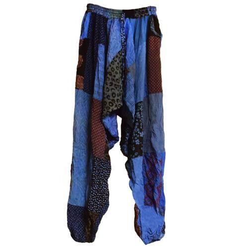 Aladdin pants, patchwork, assorted colours, extra large unisex (AH0072)