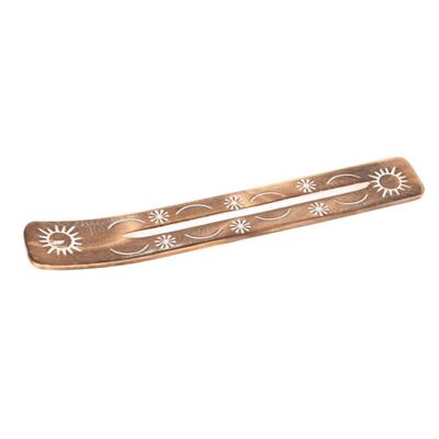 Incense holder wood sun (ASH169B)