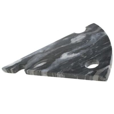Cheese slice shaped board, grey stone (ASH19733)