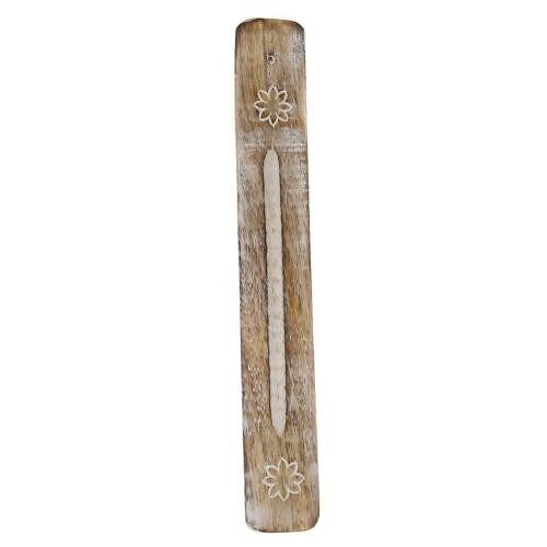 Wooden incense holder/ashcatcher, flower (ASH2044)