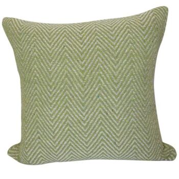 Housse de Coussin Coton Recyclé Doux Vert 40x40cm (ASH2264) 1