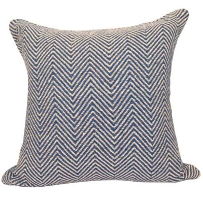 Cushion Cover Soft Recycled Cotton Blue 40x40cm (ASH2265)