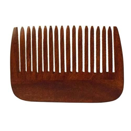 Wide tooth hair comb sheesham wood, brown (ASH2294)