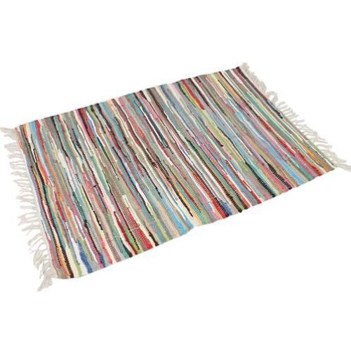 Rag rug 90x50cm assorted colours (ASH3721)