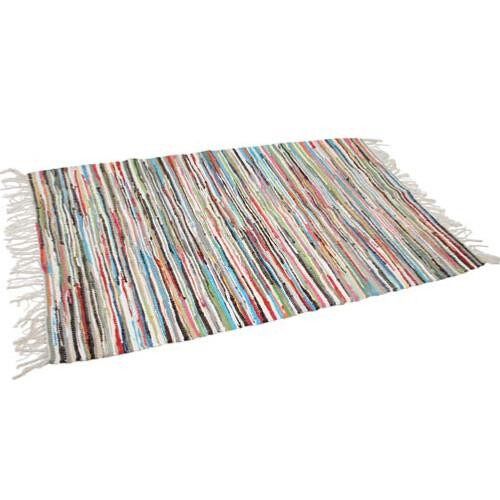 Rag rug 150x100cm assorted colours (ASH3723)