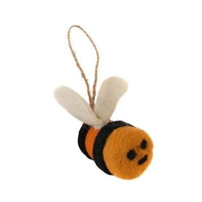 Hanging decoration, felt bee (ASHF06)