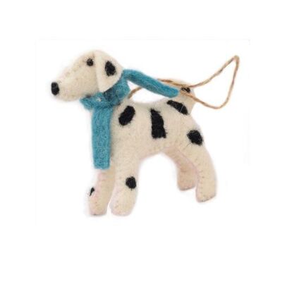 Hanging decoration, felt dog (ASHF16)