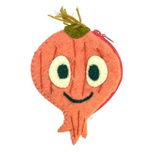 Felt purse onion (ASHFP08)