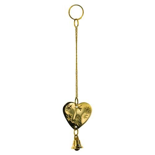 Brass chime heart (ASP20216)