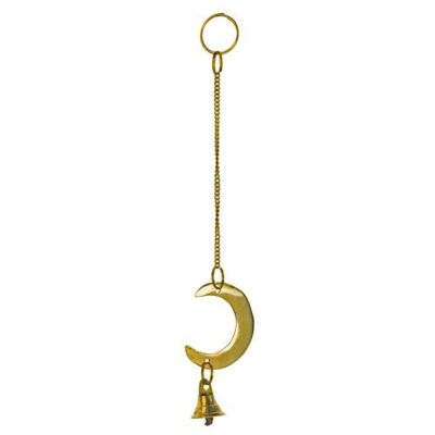 Brass chime moon crescent (ASP20217)