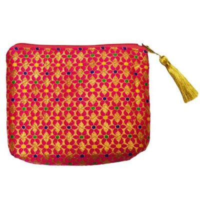 Make up bag, pink floral (ASP2174)