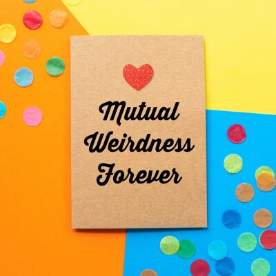 Funny Wedding Card | Mutual Weirdness Forever