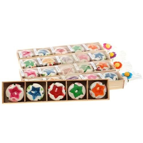 Pack of 5 star candles (BASB1810)