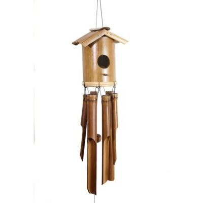 Bamboo windchime birdbox 110cm (BBAM33)