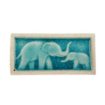 Incense holder elephant with baby (CCUT011)