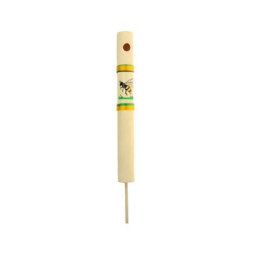 Bamboo whistle, bee design, 15.5cm (CIAPM15)