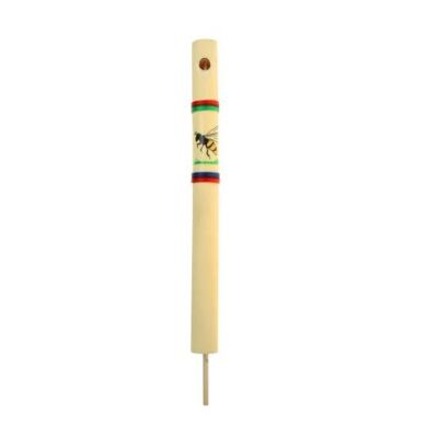 Bamboo whistle, bee design, 21cm (CIAPM16)
