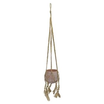 Panier suspendu/sika, pot en terre cuite 21x22cm (CJW005) 1