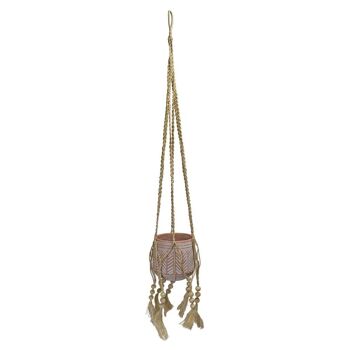 Panier suspendu/sika, pot en terre cuite 21x22cm (CJW005) 2