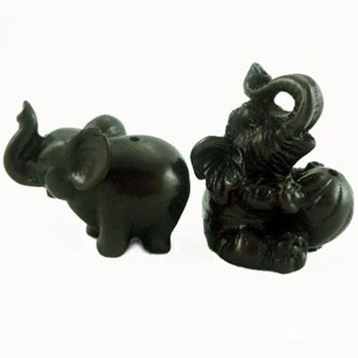 Dark Brown Elephant Incense Holder (CNVB802)